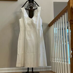 Lilly Pulitzer White Sleeveless Midi Dress